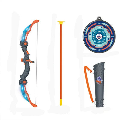 Archery Children Outdoor Sports Game Toys | Safe Shooting Bow and Arrow Play Set with Straight Target