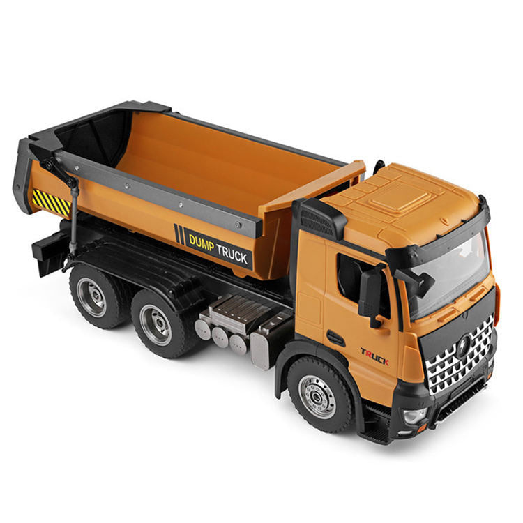 WLtoys 14600-A 1/14 Scale RC Dump Truck – Alloy Body, High-Power Remote Control Construction Vehicle