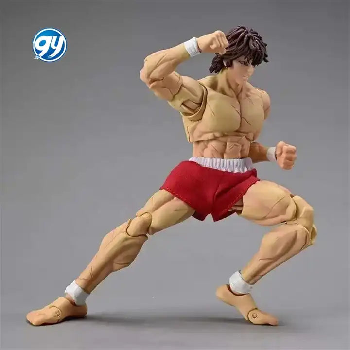 Baki Hanma Action Figure – 17cm Fighting Pose PVC Figurine from Baki the Grappler Anime Series