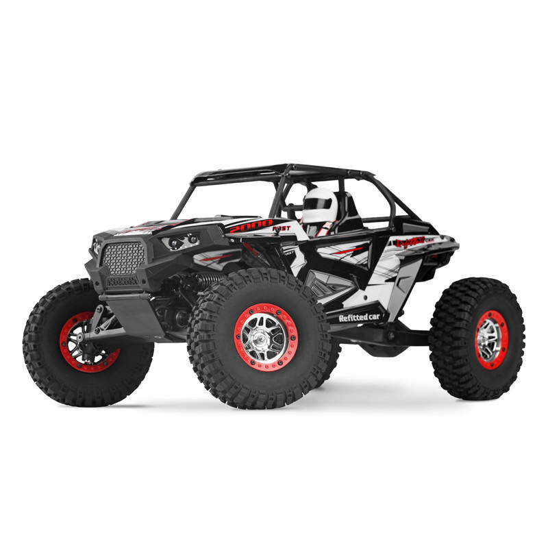 WLtoys 10428B2 1/10 4WD RC Truck – Electric Climbing Crawler Car, 2.4G Remote Control Short Truck