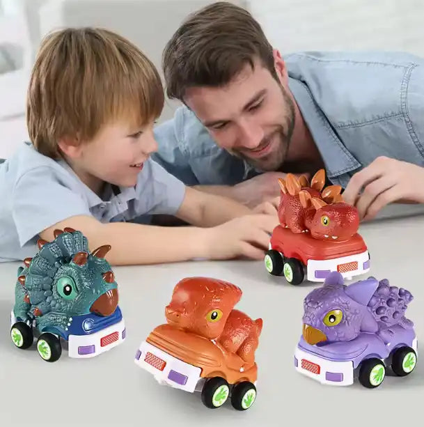 Remote Control Dinosaur Car - Realistic Stunt Vehicle for Kids