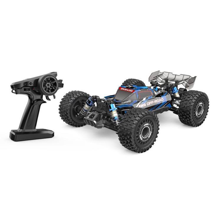 MJX 16210 1/16 4WD RC Monster Truck Brushless High-Speed 45km/h Fast Remote Control Car - Jumping Action, 120m Range