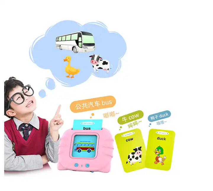 Kids Speaker Intelligent Enlightenment Card Reader | Plastic Early Education Learning Machine