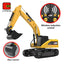 Remote Control Excavator Toy - RC Construction Vehicle Trucks with Sound for Boys