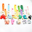 PVC Alphabet Lore Backpack Keychains | Educational English Letter Animal Dolls | Fun Pendant for Kids' Bags