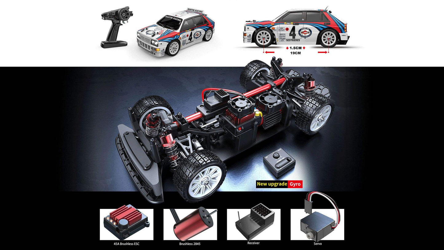 MJX 14302 RC Drift Racing Car 1:14 Scale 4WD Brushless High-Speed On-Road Car - White