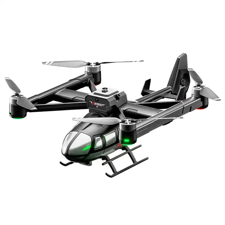 High-performance RC helicopter in flight; keywords: RC helicopters for beginners, best RC helicopters 2024, remote control helicopters with camera, electric RC helicopters, nitro RC helicopters