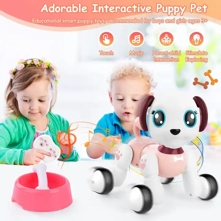 Remote Control Robot Dog Toy for Kids | Interactive Dancing RC Puppy | Rechargeable Electronic Pet Toy