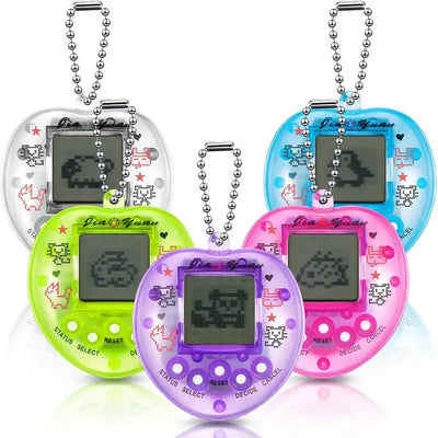 Electronic Tamagotchi Peach Heart Machine | 168 Animals Egg Digital Virtual Pets Game | Original Pix Toy 5pcs