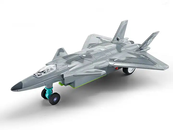 Luxury Custom Plastic Simulation J20 Fighter Model - Dual Channel 27MHz Remote Control Fighter Airplane