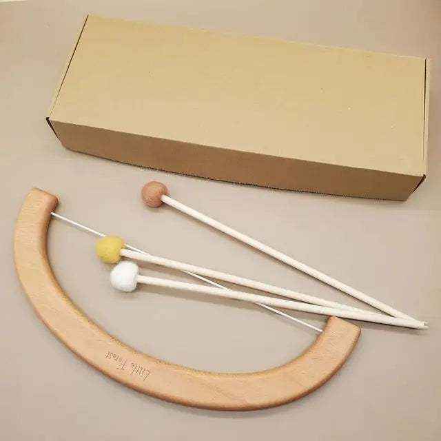 New Hunting Shooting Toy for Children | Indoor & Outdoor Simulation Shooting Game | Hand-Made Wooden Bow and Arrow Set