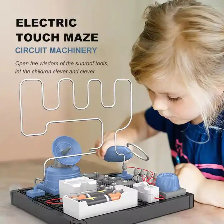 DIY Snapping Electronic Touch Maze: STEM Physics Experiment Kit for Young Explorers