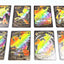 55PCS Gold Foil Poke mon TCG Game Board Card Rainbow Rare Collectible Battle Trading Card Game for Collector Children