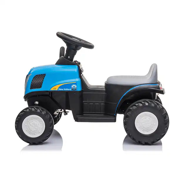 12V Kids Electric Ride-On Tractor - Blue Battery-Powered Toy Car