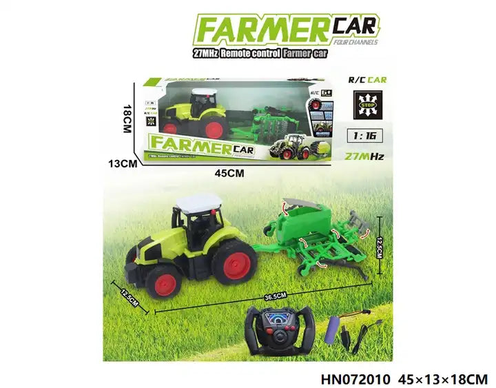 1:16 Scale Remote Control Farmer Tractor Toy Car