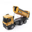 High-Quality Remote Control Dump Truck - Alloy Diecast Model with LED Lights