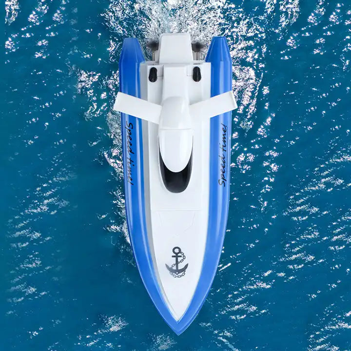 Custom 2.4GHz High-Speed Remote Control Speedboat – Rechargeable Electric Boat Toy