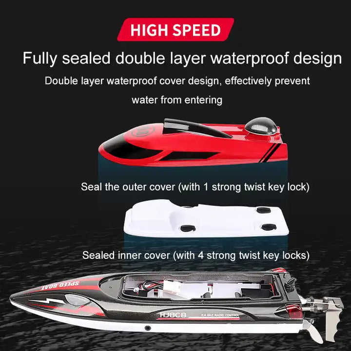 High-Speed 2.4G RC Boat - Remote Control Racing Yacht for Sale