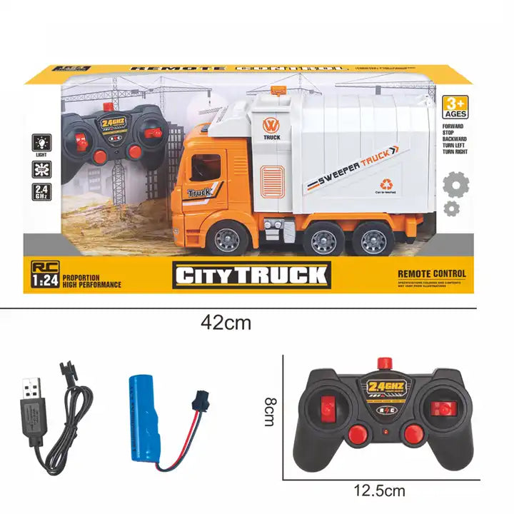 1:24 2.4G Remote Control Dumping Engineering Truck - Electric Radio Control Toy