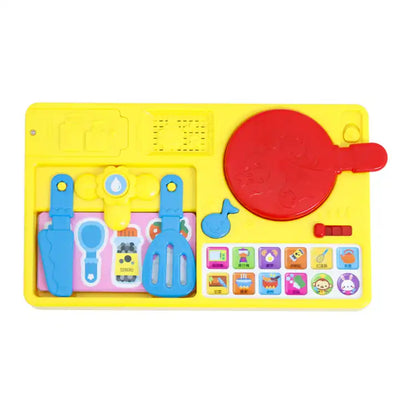 Pretend Toys Simulation Cooking Game | Electronics Toy with Sound Module for Early Educational Learning