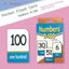 Montessori Learning Card - Numbers 1-100 Teaching Card - 51pcs Flash Cards for Kids Educational