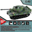 German Tiger Tank 2.4G - Light and BB Bomb Launching Miniature RC Toy Tank