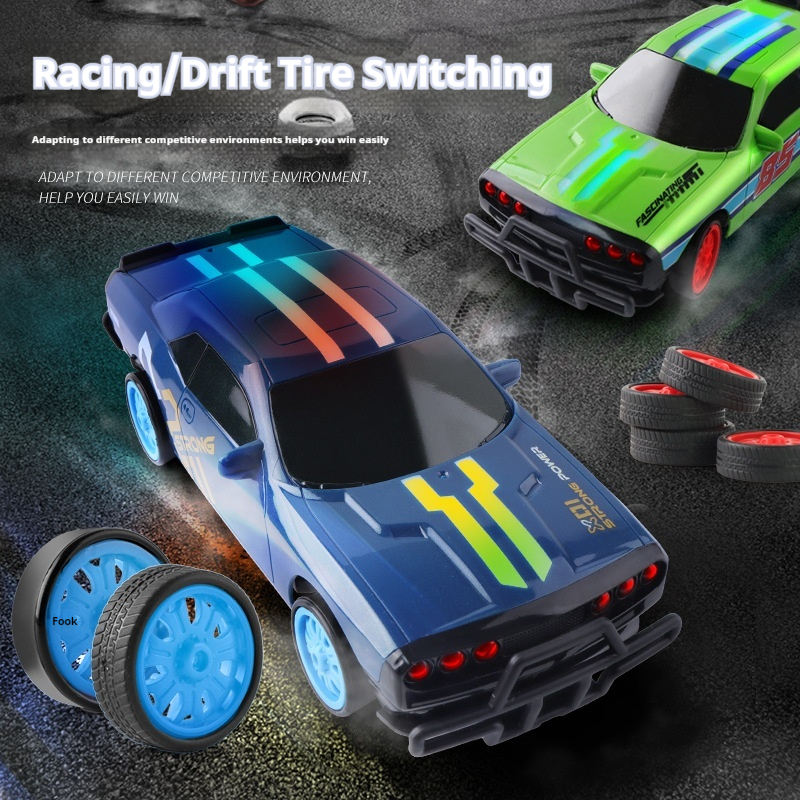 1/18 Scale Radio Control Drift Car with 2.4G Remote Control - RC Toy Car for Kids