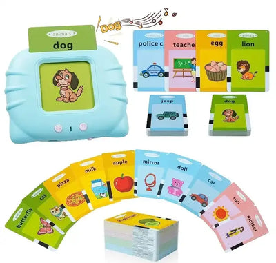 Kids Early Educational Flashcards Machine - Cognitive Cards for Toddler Learning and Development