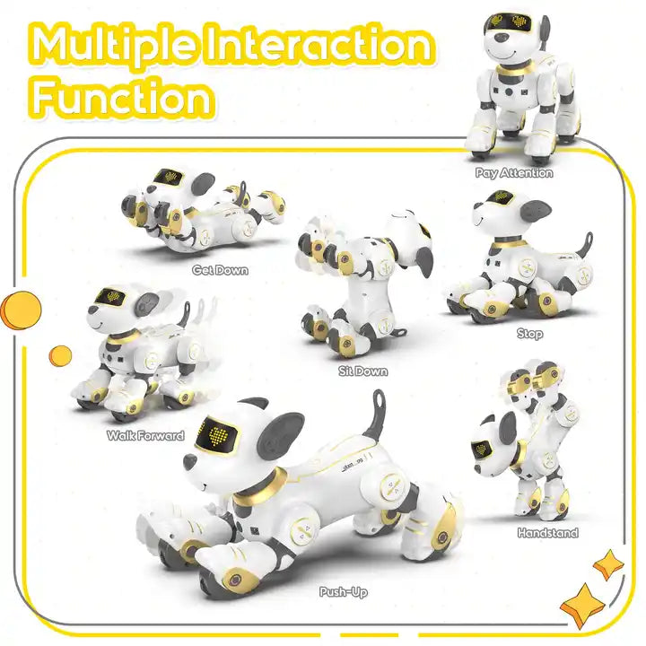 Interactive Robot Puppy with Wireless Remote Control | Kids Robotic Dog Toy | Electronic Pet RC Animal