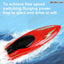 2.4G Water Stunt Electric Mini RC Boat Toy with Lights - Remote Control Boat for Kids