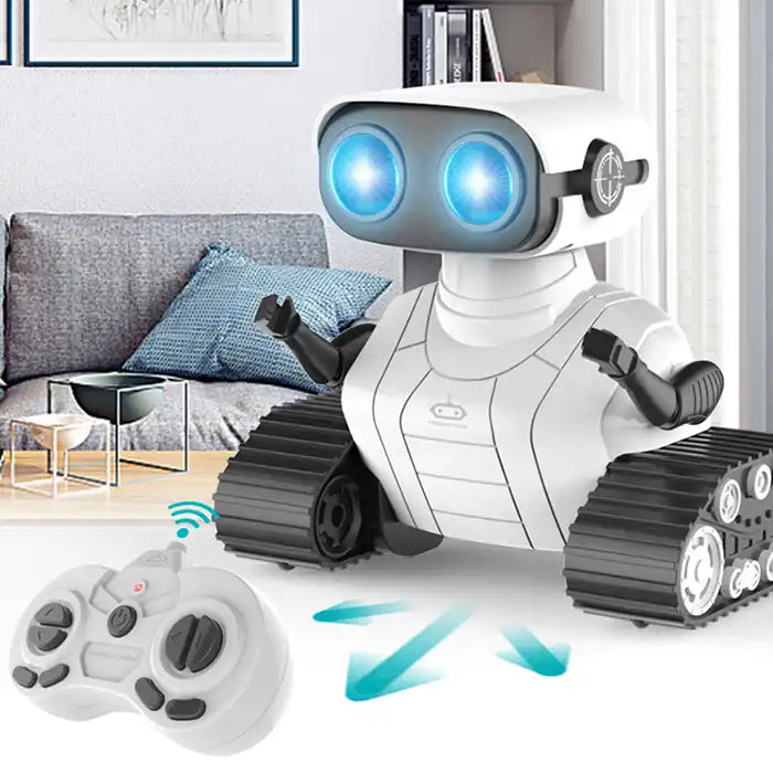 2.4GHz Electric Educational RC Robot Toy for Kids - Dancing Smart Robot with Music and LED Eyes