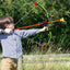 Custom Compound Archery Bow and Arrow Toys | Light Up Hunting Game Set for Kids with Target