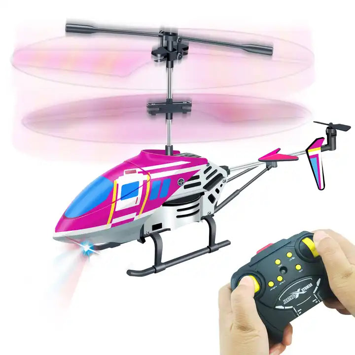 YongnKids Red Mini Remote Control Toy Fly Induction Helicopter Flying Induction Aircraft Helicopter RC Toy