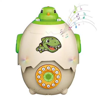 Plastic Dinosaur Piggy Bank Money Saving Box | Electronic Coin Safe Bank Toy & Cash ATM for Kids