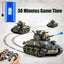 1:18 Scale US M4A3 Sherman RC Military Tank - 2.4G Remote Control Tank with Rotating Turret, Light, Sound & Smoke Effects