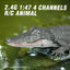 SY Outdoor Remote Control Crocodile Boat - 4-Channel 2.4GHz Radio Control Animal Toy