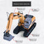 1:20 Scale 5-Channel RC Excavator - Die-Cast Engineering Truck Metal Vehicle Toy for Kids