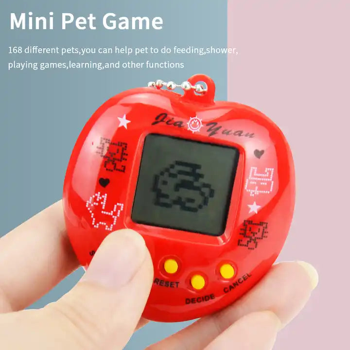 Tamagotchi Virtual Pets | 168 Animals Egg Digital Game | Plastic Peach Heart Machine Toy