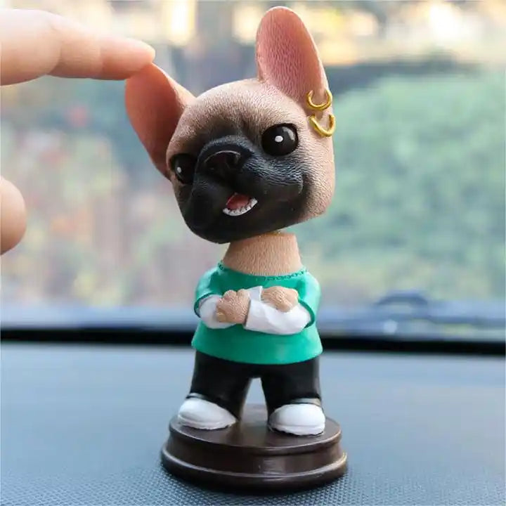 Bobble Head Toy - Body Cat Animal Figure - Car Dashboard Decor - Cute Bobble Head Dog(Pack of 3 pcs)