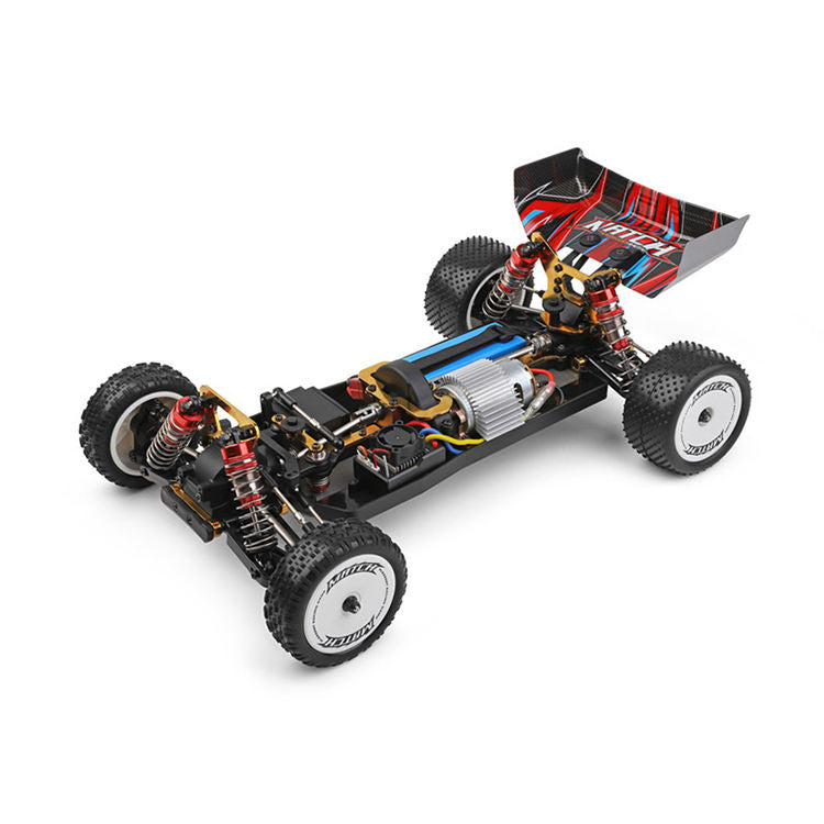 Wltoys 104001 1/10 Scale 4WD RC Buggy – 45KM/H High-Speed Electric Remote Control Car (2.4G, Brushed Motor)
