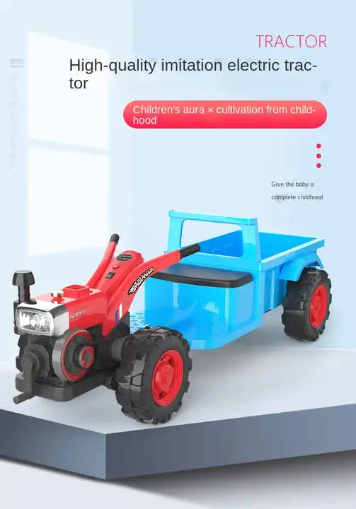 Four-Wheel Kids Ride-On Tractor - Perfect Gift Electric Car for Young Drivers