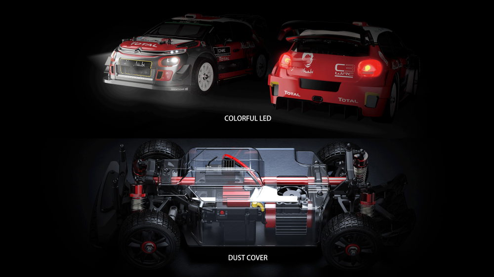 MJX 14303 RC Drift Car - High-Speed 1:14 Scale Brushless 4WD On-Road Remote Control Car, Red