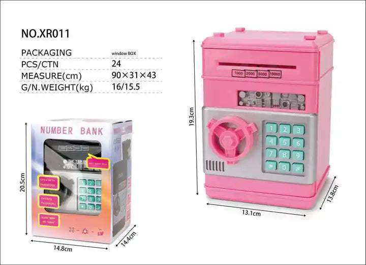 Money Bank Toy for Kids | Electronic Password Piggy Bank ATM Money Box