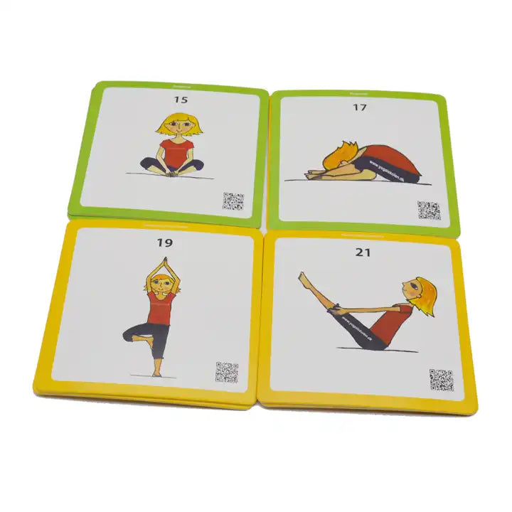 Cardboard Educational Kids Flash Cards with Box