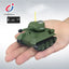 Mini Infrared Remote Control Battle Tank Toy - Plastic Army Vehicle for Kids