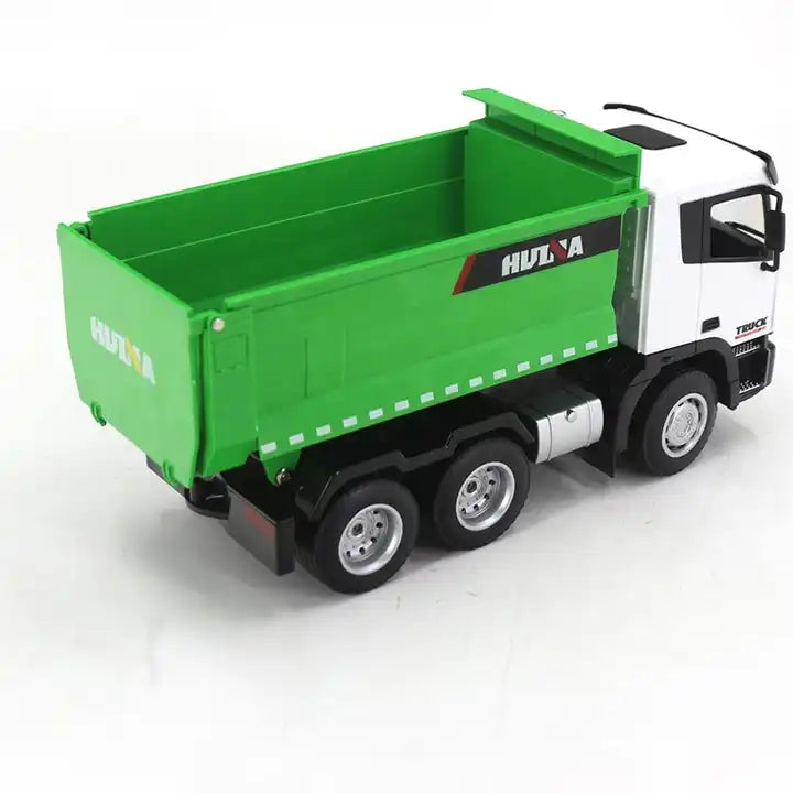 1:18 Scale Engineering Dump Truck - Remote Control Alloy Metal Toy