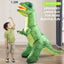 RC Walking Inflatable Tyrannosaurus Dinosaur Toy - 2.4G Remote Control Simulation for Kids Ages 5-10 Years