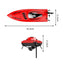 High-Speed 2.4 GHz RC Boat - 30 km/h Remote Control Racing Boat for Pool and Lake Adventures