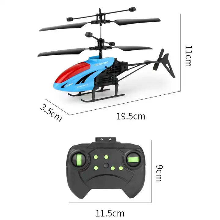 Promotional  Price RC Helicopter 2 Channel Mini RC Aircraft Helicopter Toy (Colour May Vary)