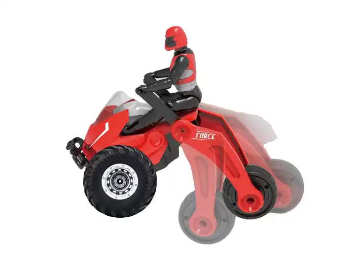 2.4G Remote Control Drift Motorcycle - Electric 2-Wheel Bike RC Car with Compact Storage Box